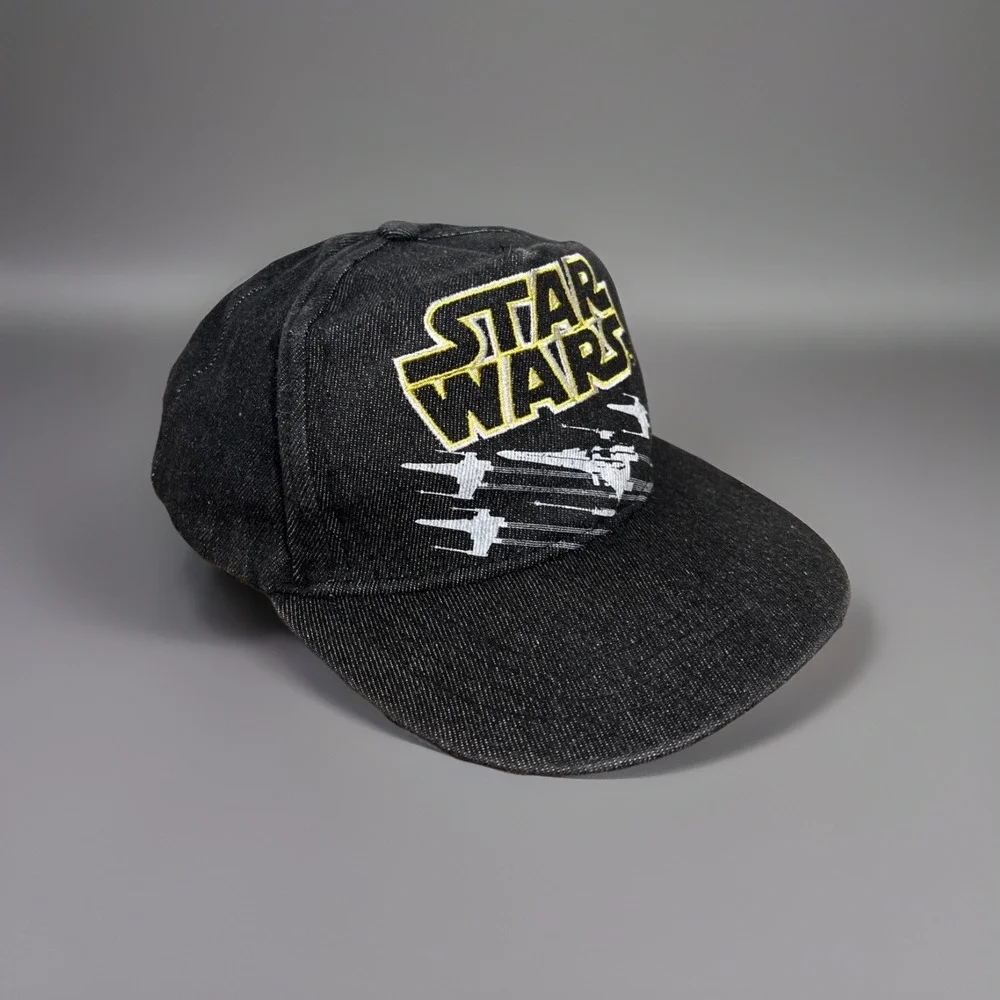 Star‎ Wars XWing Fighter Officially Licensed Snapback Hat Black Denim Kids Hat